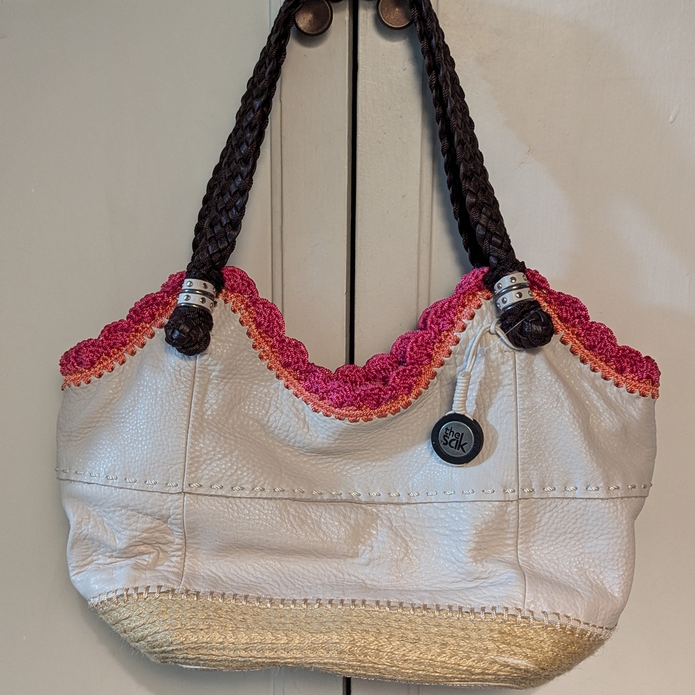 The Sak Women's Cream and Pink Handbag